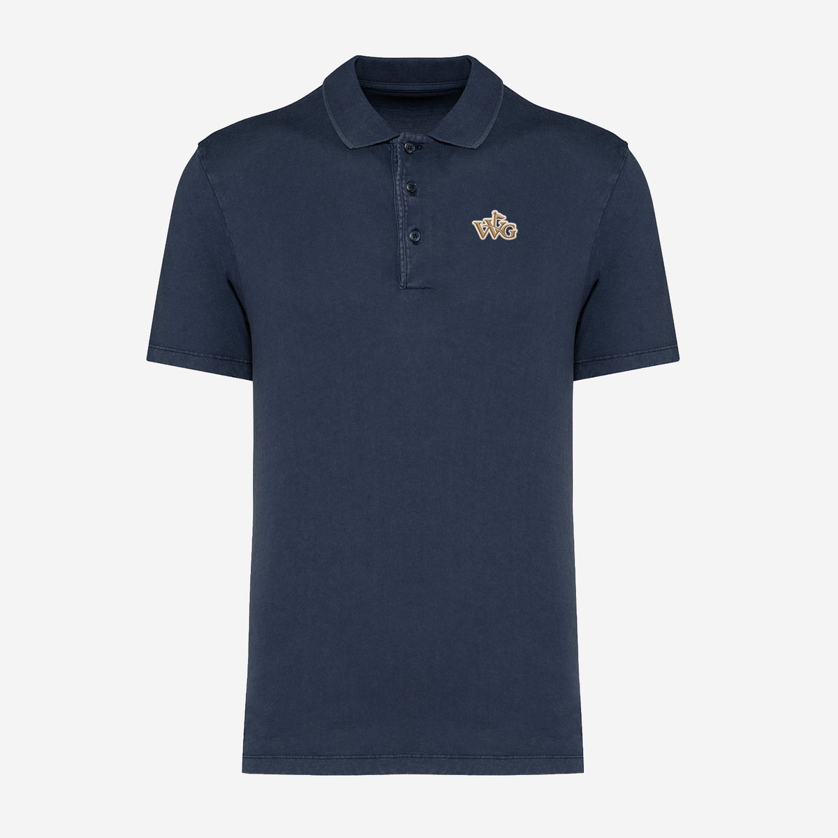 Polo Golf Homme Jersey Vintage Bleu Marine