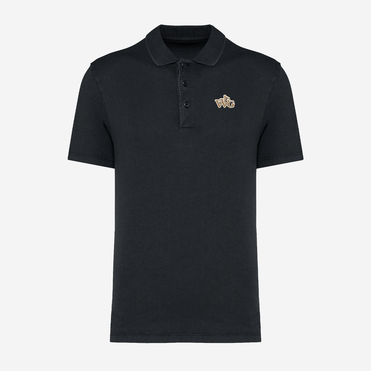 Polo Golf Homme Jersey Vintage Noir